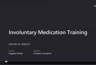 Involuntary Medication Training